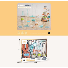 Набір для прибирання YY 211 (36) щітка, швабра, мило, пилосос, відро, віник, совок, валик, в коробці