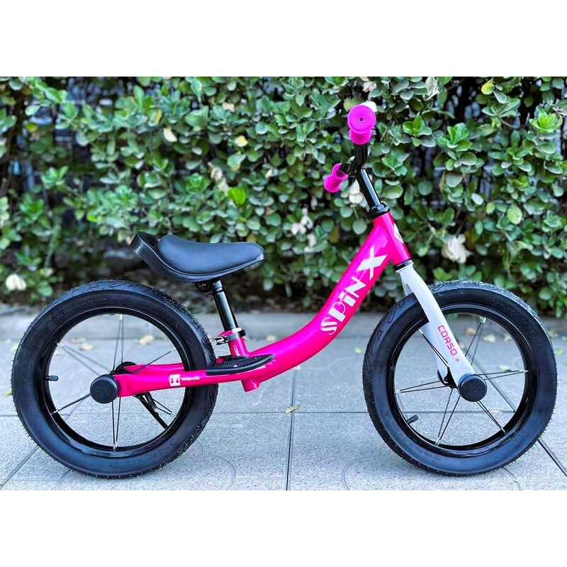 Велобіг “CORSO Spin-X“ PX-211-74 (1) сталева рама, колесо 14“, надувні колеса, підніжка, підставка для ніг, дзвіночок