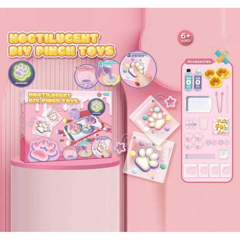 Набір для створення антистресів  708 B-67 (48/2) клей, форми, пакетики, аксесуари, в коробці