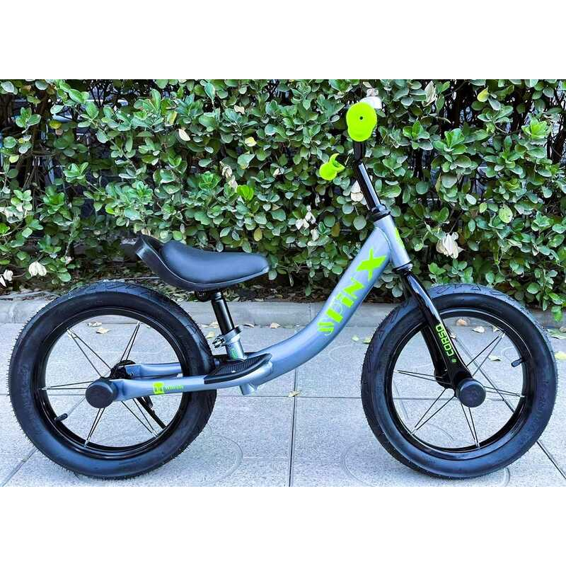 Велобіг “CORSO Spin-X“ PX-392-86 (1) сталева рама, колесо 14“, надувні колеса, підніжка, підставка для ніг, дзвіночок