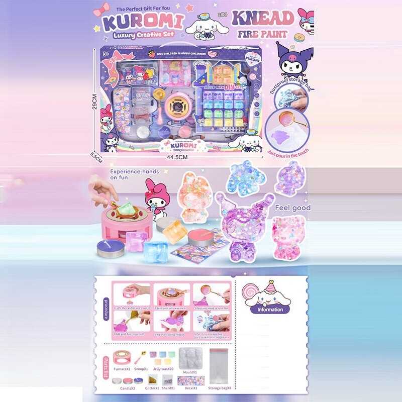 Набір для творчості U 21 (48) гелевий віск, форми, свічки, інструменти, в коробці