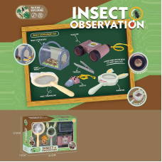 Набір дослідів W 611 (48/2) бінокль, пінцет, лупа, модель комахи, в коробці