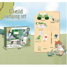 Набір дослідника JLX 6622-8 (24)  комаха, компас, бінокль, бокс, сочок, кільця, ремінець, щипці,  картки, в коробці