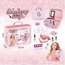 Набір косметики 768-22 (60/2) інструмент для створення зачісок, стрази, глітер, помади, блискітки, лак, в коробці