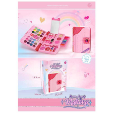 Набір косметики M 636 (48/2) тіні, глітери, помади, блиски для губ, рум’яна, лаки, пензлі, дзеркальце, в коробці