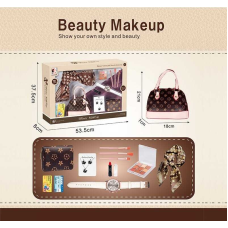 Набір косметики S 1 (24) губна помада, тіні для повік,пензлики для макіяжу, прикраси, годинник, шарф, гаманець, сумочка в коробці