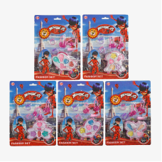 Набір косметики ZH 0011 (576/2) 5 видів, герой, тіні для повік, аплікатор, аксесуари, на листі, ВИДАЄТЬСЯ ТІЛЬКИ МІКС ВИДІВ