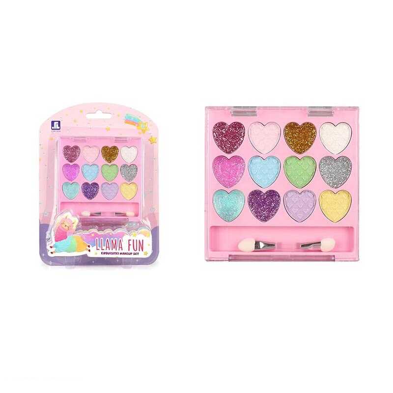 Набір косметики ZR 21 F (288/2) 12 кольорів, аплікатор, тіні, блискітки, на листі Набір косметики ZR 21 F (288/2) 12 кольорів, аплікатор, тіні, блискітки, на листі