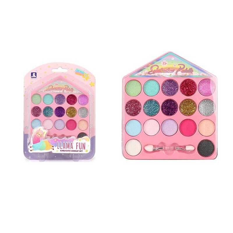 Набір косметики ZR 21 G (288/2) 17 кольорів, аплікатор, тіні, блискітки, на листіна листі Набір косметики ZR 21 G (288/2) 17 кольорів, аплікатор, тіні, блискітки, на листіна листі