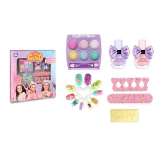 Набір косметики ZR 33 A (144) тіні, лаки, накладні нігті, аксесуари для манікюру, в коробці