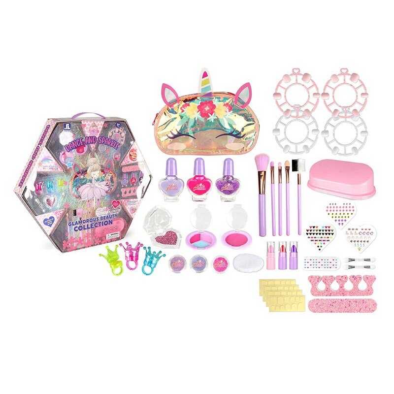 Набір косметики ZR 35 C (24/2) тіні, лаки, накладні нігті, пензлики, глітери, блискітки, румяна, аксесуари, в коробці Набір косметики ZR 35 C (24/2) тіні, лаки, накладні нігті, пензлики, глітери, блискітки, румяна, аксесуари, в коробці