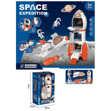 Набір космосу 551-7 (18/2) космічна ракета, шаттл, 2 ігрові фігурки, викрутка, підсвічується, в коробці