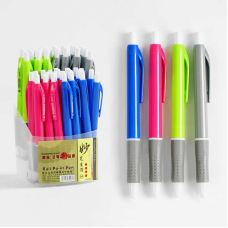 Набір кулькових ручок D 35199 (40) ЦІНА ЗА 50 ШТУК У БЛОЦІ, 4 кольори, синя паста