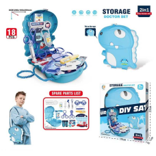 Набір лікаря 0421-19 B (72/2) “Динозаврик”, медичне приладдя, валізка, в коробці