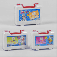 Набір лікаря 1834 АВС (72) 3 види, у валізі, ВИДАЄТЬСЯ ТІЛЬКИ МІКС ВИДІВ