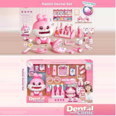 Набір лікаря 6696 (10) пісні, звуки, демонстраційна модель щелепи, шприц, термометр, окуляри, чашка, пігулки, в коробці