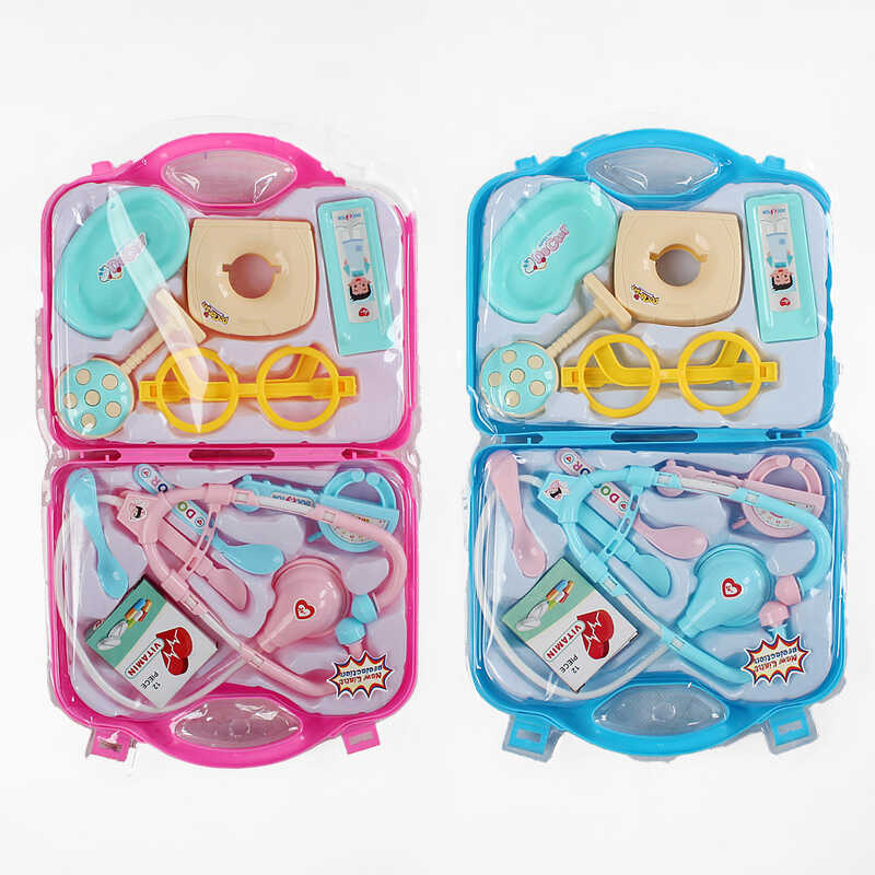 Набір лікаря 7769 ABC (96/2) 2 види, ВИДАЄТЬСЯ ТІЛЬКИ МІКС ВИДІВ, стетоскоп, інструменти, в слюді Набір лікаря 7769 ABC (96/2) 2 види, ВИДАЄТЬСЯ ТІЛЬКИ МІКС ВИДІВ, стетоскоп, інструменти, в слюді