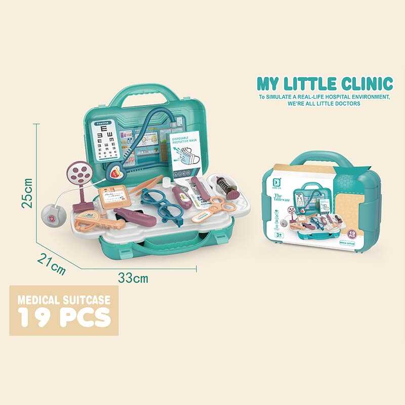 Набір лікаря 8066 (48/2) 19 елементів, у валізі