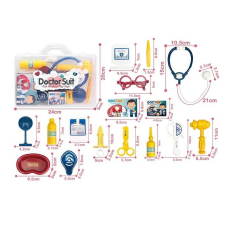 Набір лікаря 8807-6 (96/2) медичне приладдя, муляжі ліків, окуляри, у валізі