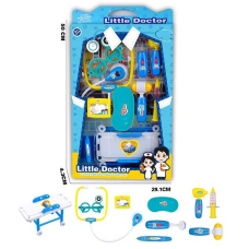 Набір лікаря 997-1 (48/3) стетоскоп на батарейках, звук, світло, шприц, окуляри, термометр, кушетка в коробці
