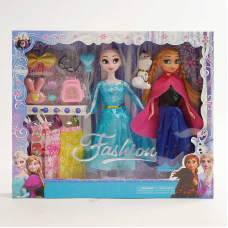 Набір ляльок 1929 (48) 2 ляльки, 26 см, шарнірні суглоби, аксесуари, одяг, в коробці