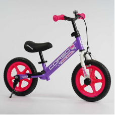 Велобіг “CORSO“ 19375 (1) сталева рама, ручне гальмо, колесо 12“ EVA (ПІНА), підставка для ніг, підніжка