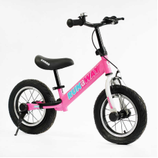 Велобіг Corso “Run-a-Way“ CV-04561 (1) сталева рама, надувні колеса 12“, ручне гальмо, підніжка, підставка для ніжок, дзвіночок, в коробці