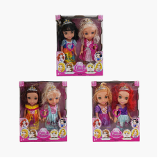 Набір ляльок K 065 X-2 (36/2) 2 ляльки, принцеси, музичний чіп, висота 32 см, в коробці, ВИДАЄТЬСЯ МІКС ВИДІВ