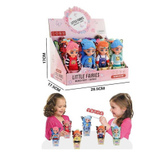 Набір ляльок LK 1436 A-13 (24/2) ЦІНА ЗА 16 ШТУК В БЛОЦІ, 16 см, силіконове волосся, в коробці