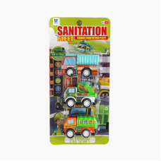 Набір машин 08-108 (108/2) “Санітарна служба”, 3 машинки, інерція, на листі