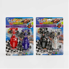 Набір машин 132 F (300/2) 2 види, 2 машинки, гоночний карт, на листі