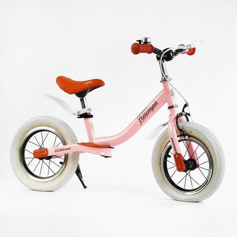 Велобіг Corso “Triumph“ 61201 (1) СКОЛИ НА РАМІ!!!!! сталева рама, надувні колеса 12“, ручне гальмо, підніжка, крила, дзвіночок, в коробці Велобіг Corso “Triumph“ 61201 (1) СКОЛИ НА РАМІ!!!!! сталева рама, надувні колеса 12“, ручне гальмо, підніжка, крила, дзвіночок, в коробці