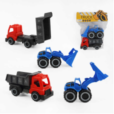 Набір машин 189110 (168/2) 2 машинки, інерційний механізм, рухливі елементи, в пакеті