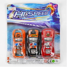 Набір машин 238-3 X-1 (360/2) 3 шт на листі