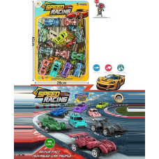 Набір машин 24621 (108/2) 11 машинок, на листі 