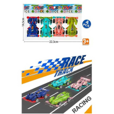 Набір машин 24697 (480/2) 4 штуки, в пакеті