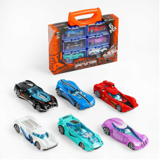 Набір машин 3101-1 (72/2) 6 металопластикових машин, окремі контейнери, в коробці