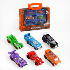 Набір машин 3101-3 (72/2), 6 металопластикових машин, окремі контейнери, в коробці