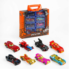 Набір машин 3102-4 (60/2) 8 металопластикових машин, окремі контейнери, в коробці