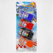 Набір машин 438-4 X (240/2) “Поліційна  команда“, 4 шт у наборі, на листі