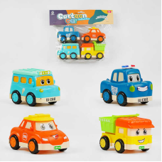 Набір машин 7756 S-22A (72/2) 4 шт, інерція, в пакеті