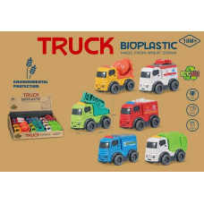 Набір машин 933-500 M (40/2) ЦІНА ЗА 12 ШТУК В БЛОЦІ, біопластик, в коробці