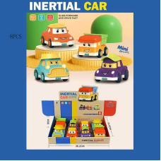 Набір машин BJ 643 A-1 (24/2) інерція, кумедні обличчя, ЦІНА ЗА 8 ШТУК У БЛОЦІ, в коробці