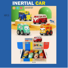 Набір машин BJ 705 A-1 (30/2) ЦІНА ЗА 8 ШТУК У БЛОЦІ, інерційний механізм, в коробці