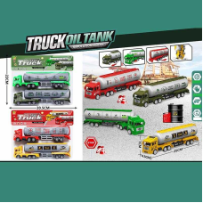 Набір машин BQ 600-62 (144/2) 2 види, 2 бензовози, інерція, у пакеті