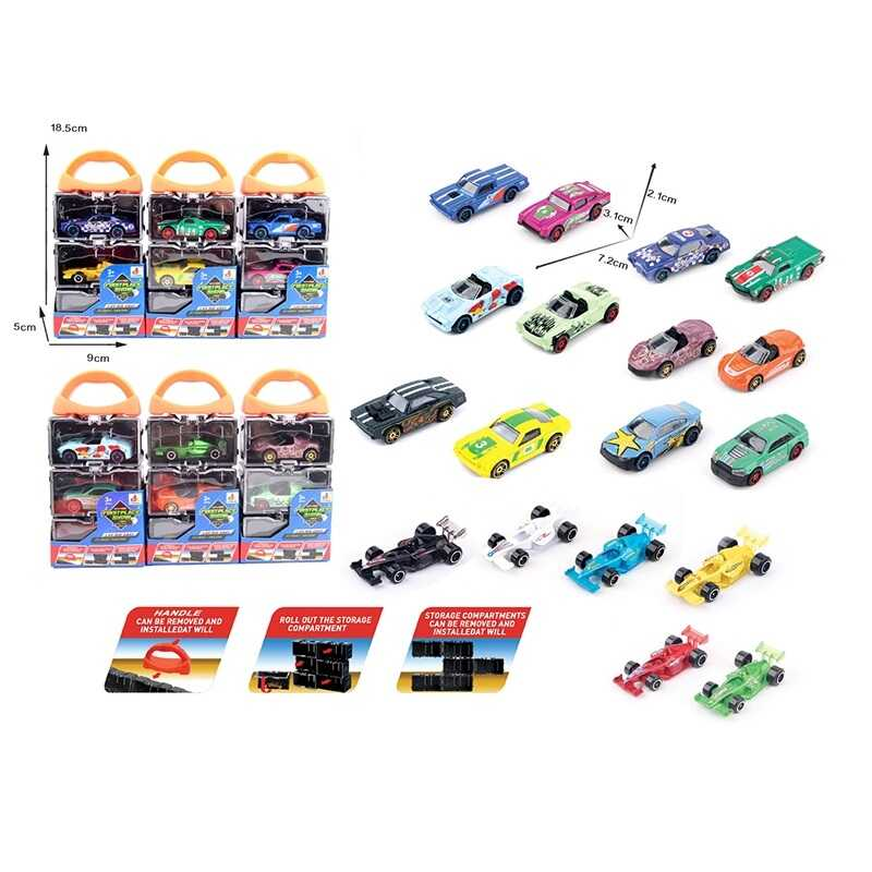 Набір машин DS 085 (144/2) 3 штуки, металопластиковий корпус, в коробці, ВИДАЄТЬСЯ ТІЛЬКИ МІКС ВИДІВ