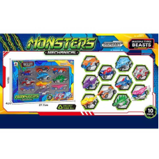 Набір машин DS 2322 (72/2) 10 шт, металопластиковий корпус, у коробці