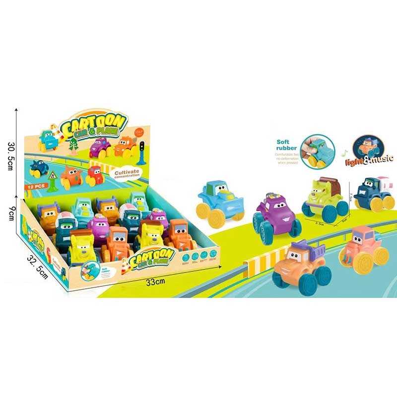 Набір машин JLX 5504-3 (24) мелодія, підсвічування, в коробці, ЦІНА ЗА 12 ШТУК В БЛОЦІ