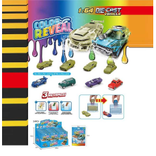 Набір машин S 21 (24) ЦІНА ЗА 24 ШТУКИ В БЛОЦІ, металопластик, змінює колір, в коробці