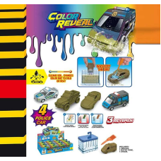 Набір машин SK-J 14 (24) ЦІНА ЗА 12 ШТУК В БЛОЦІ, металопластик, змінює колір, в коробці